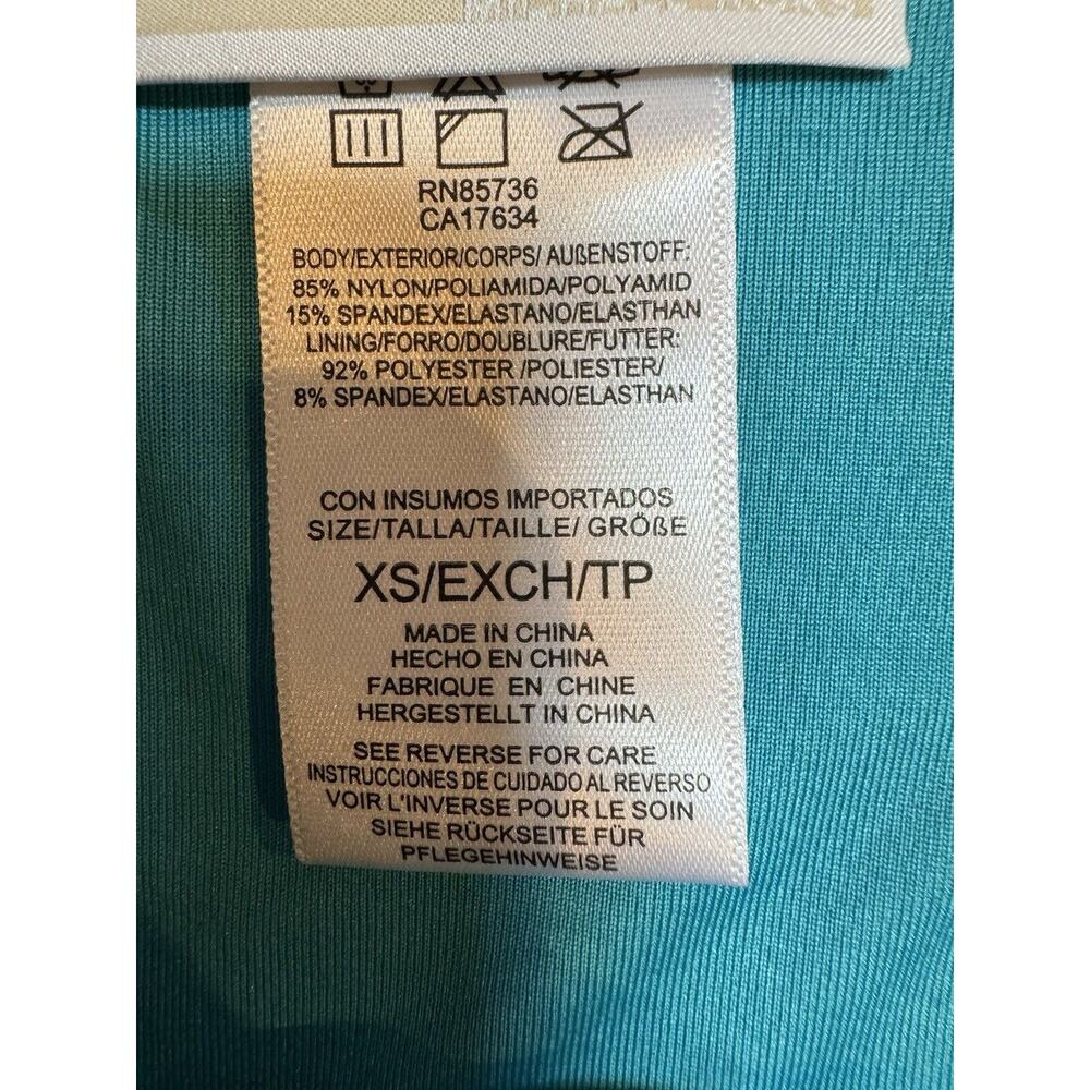 Michael Kors Tankini Swimsuit Set Womens S Blue And Black Top And Xs Bottoms New - Picture 4 of 4